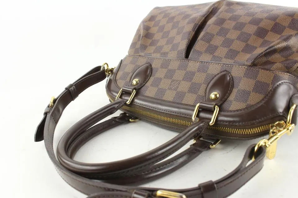 Louis Vuitton Damier Ebene Trevir 2way Bowler Bag 635lvs617