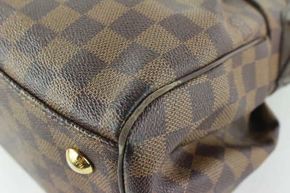 Louis Vuitton Damier Ebene Trevir 2way Bowler Bag 635lvs617