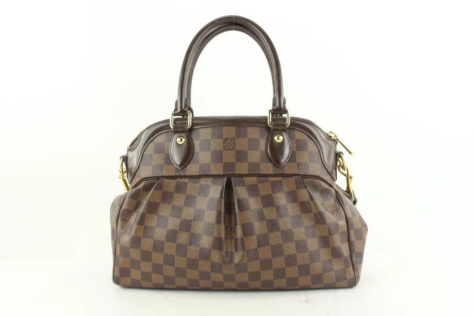 Louis Vuitton Damier Ebene Trevir 2way Bowler Bag 635lvs617