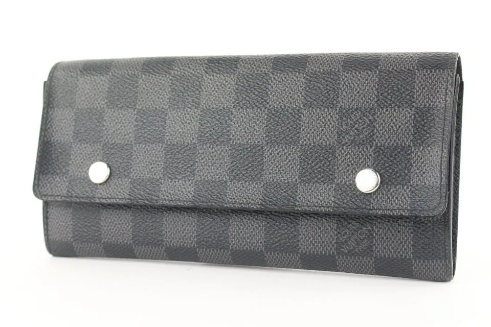 Louis Vuitton Damier Graphite Modulable Long Snap Wallet 13lvs421