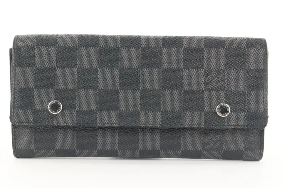 Louis Vuitton Damier Graphite Modulable Long Snap Wallet 13lvs421