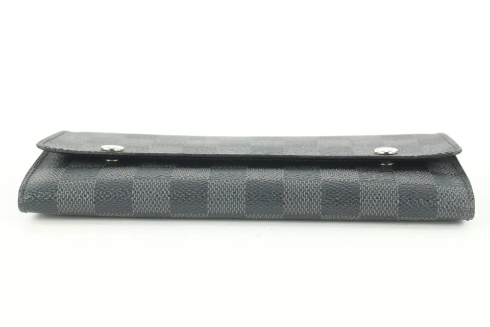 Louis Vuitton Damier Graphite Modulable Long Snap Wallet 13lvs421