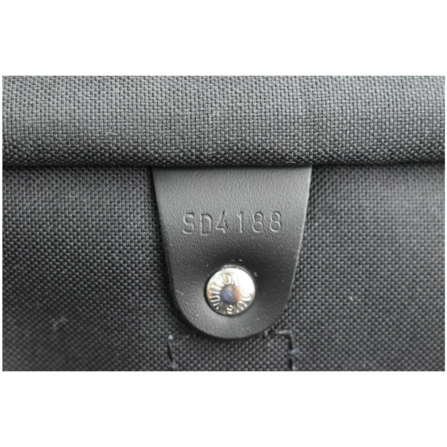 LOUIS VUITTON Keepall 55 Damier Graphite Bandouliere Travel Bag Black