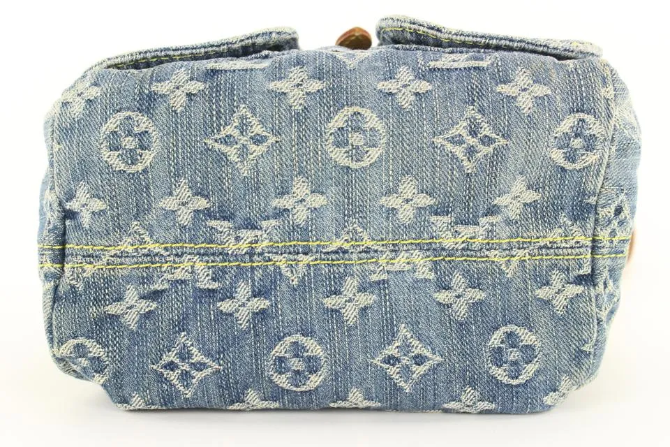 Louis Vuitton Monogram Denim Mini Backpack Sac a Dos PM 6LVJ1020