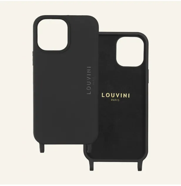 Louvini Coque Milo Noir - IPHONE 15 PRO MAX