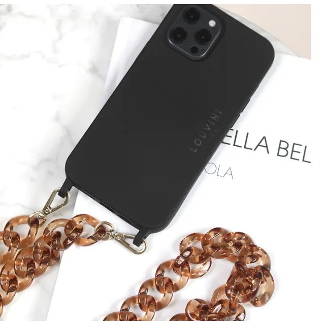 Louvini Coque Milo Noir - IPHONE 15 PRO MAX