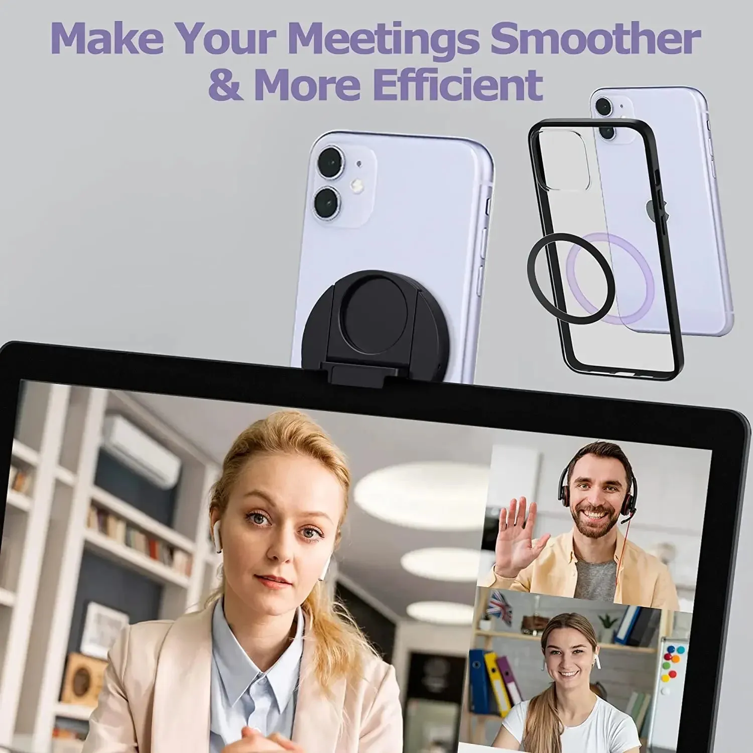MacBook & iPhone Webcam Mount