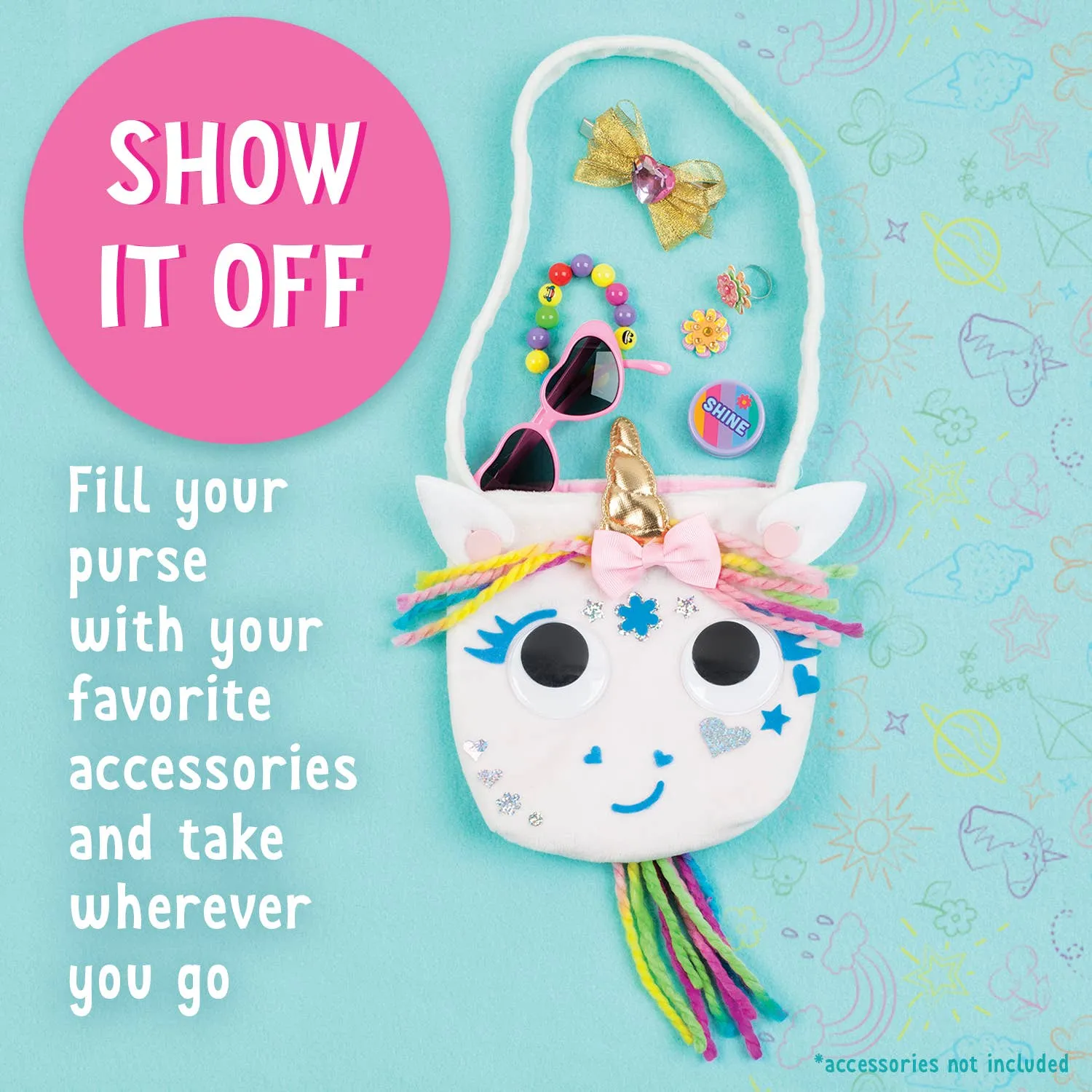 Make a No-Sew Unicorn Purse DIY Craft Kit for Kids