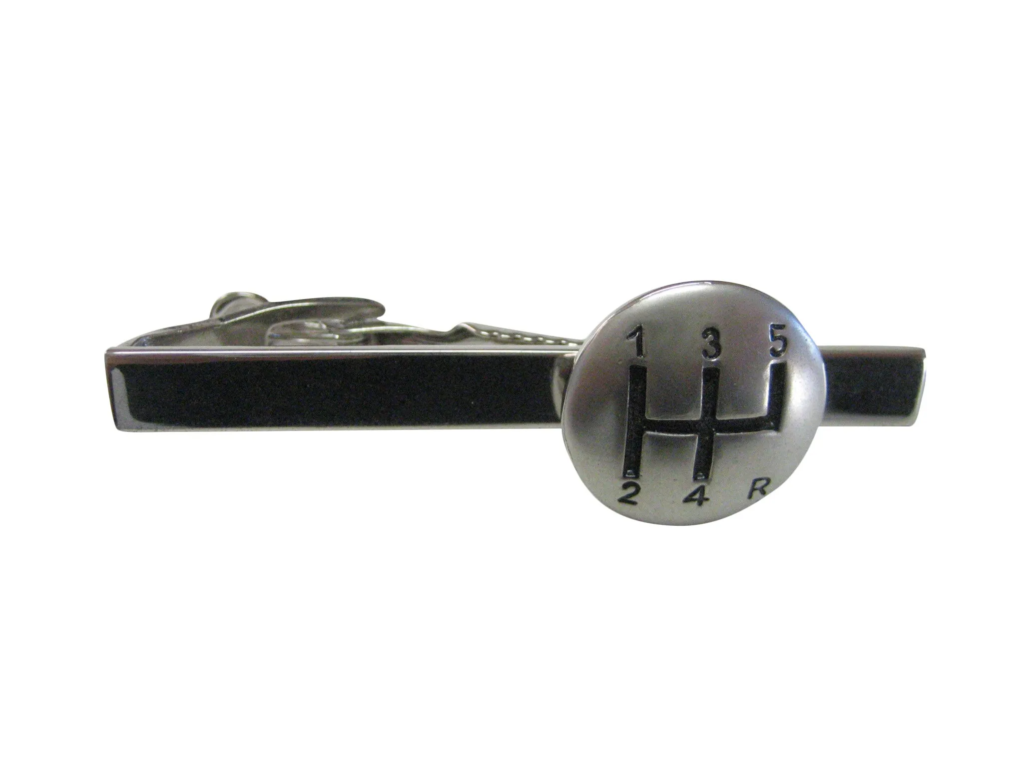 Matte Finish Shift Gear Tie Clips