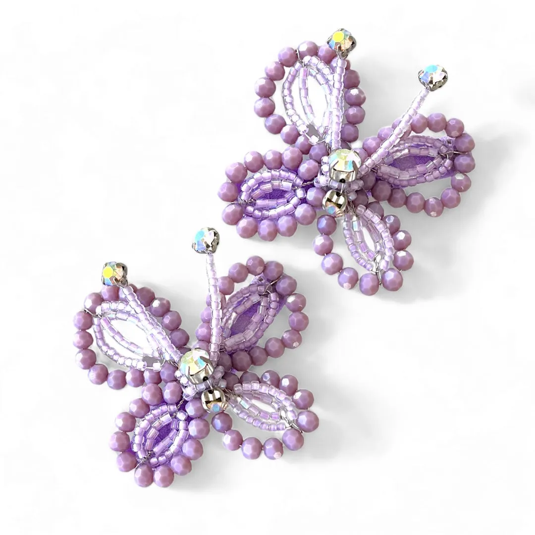Meadows & Dreams Childs  Lilac Butterfly Clip Set
