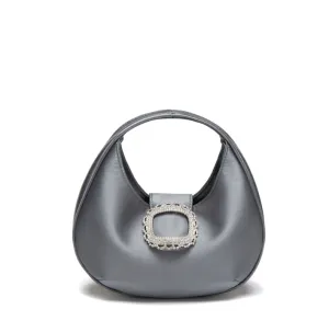 Mila - Grey Satin