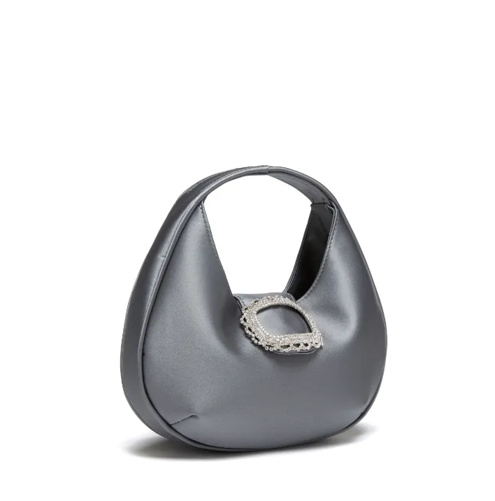 Mila - Grey Satin