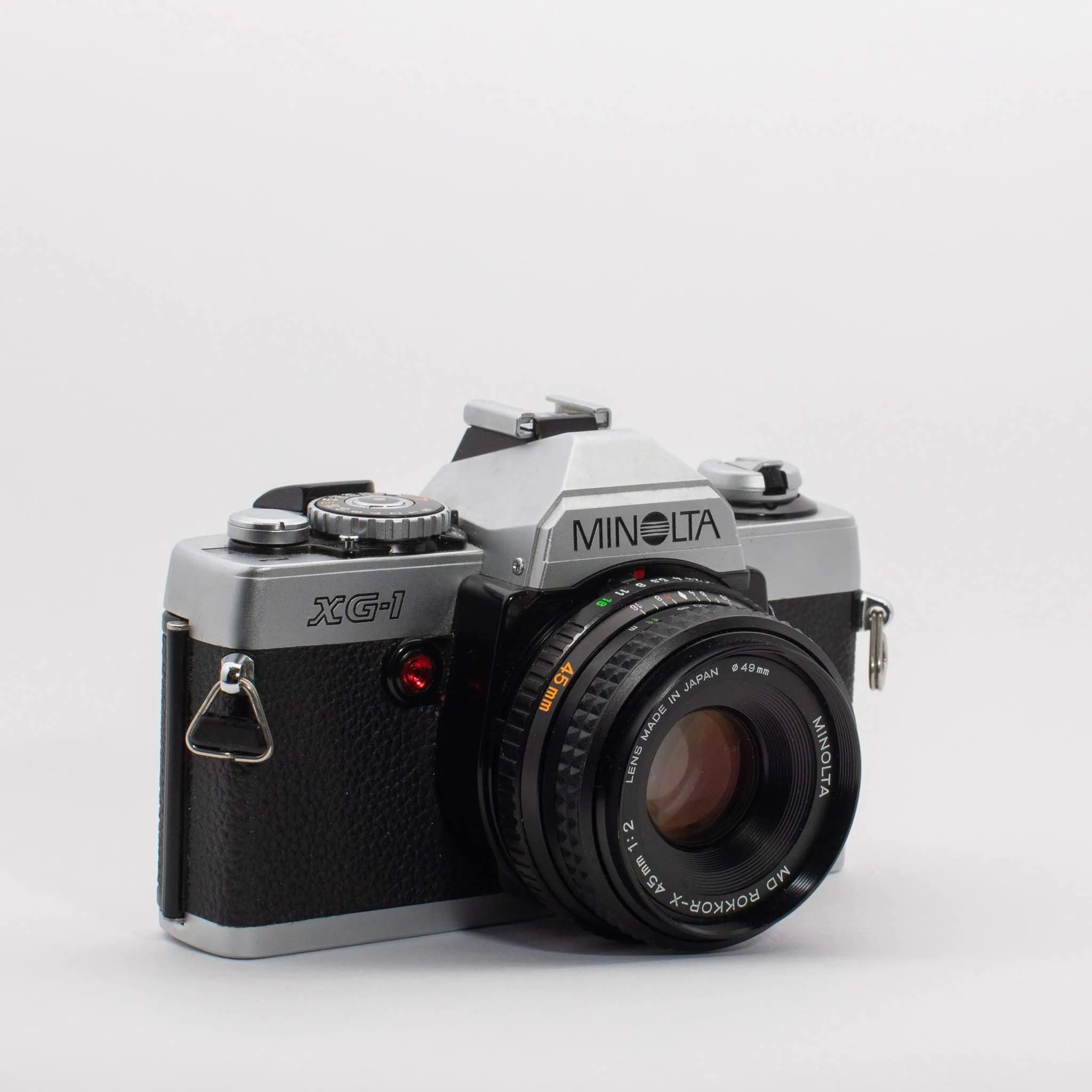 Minolta XG1 Film 35mm SLR Camera with 45mm f/2 Lens - Used