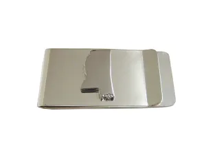 Mississippi State Map Shape Money Clip