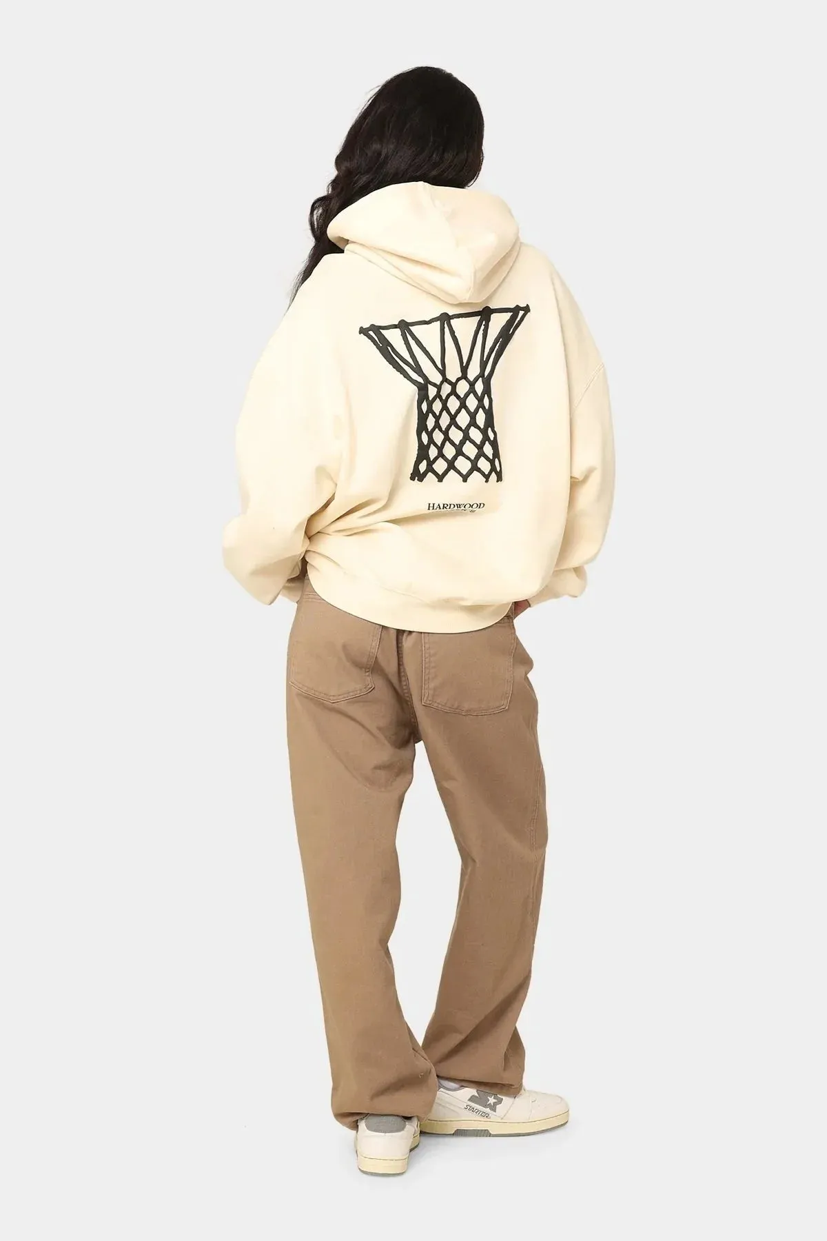 Mitchell & Ness I Love This Game Hoodie Unbleached