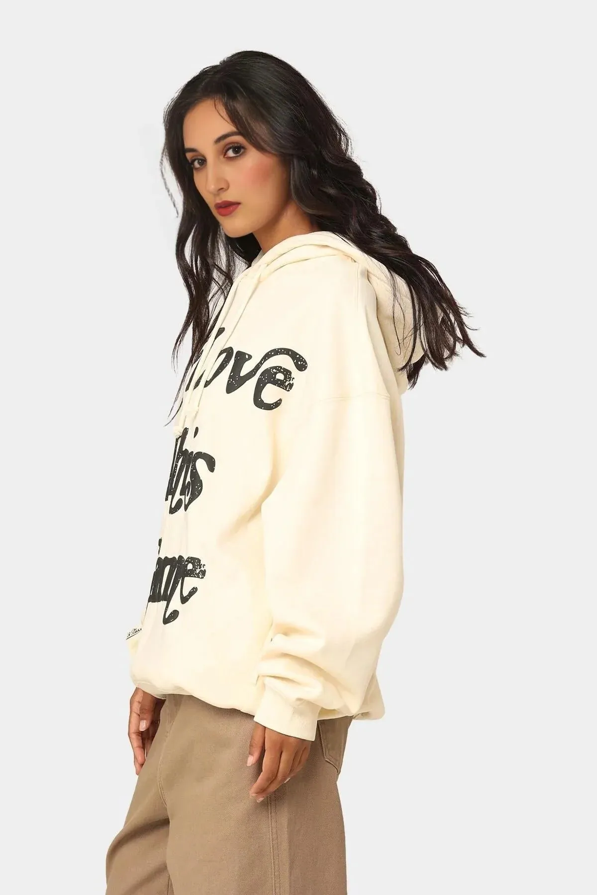 Mitchell & Ness I Love This Game Hoodie Unbleached