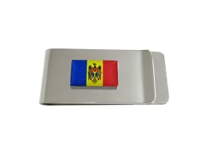 Moldova Flag Money Clip