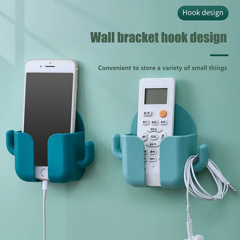 Multifunctional Wall-Mounted Storage Box with Charging Stand