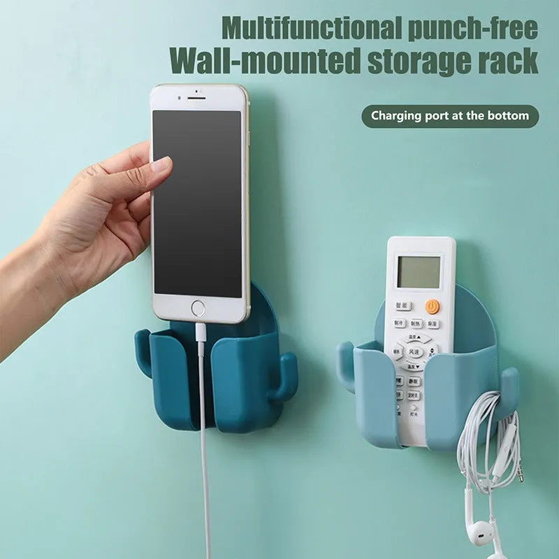 Multifunctional Wall-Mounted Storage Box with Charging Stand