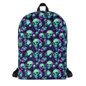 Neon Skulls Backpack