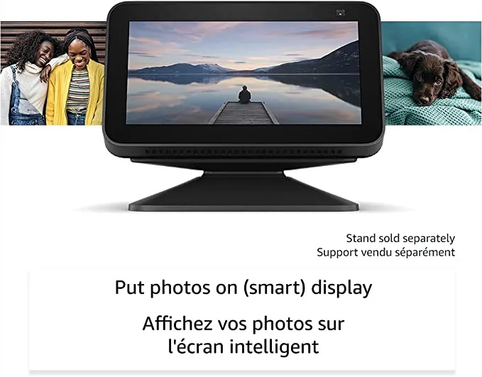 New Echo Show 5 | Smart display with Alexa and 2 MP camera | Glacier White