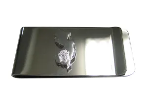 New Jersey State Map Shape and Flag Design Money Clip
