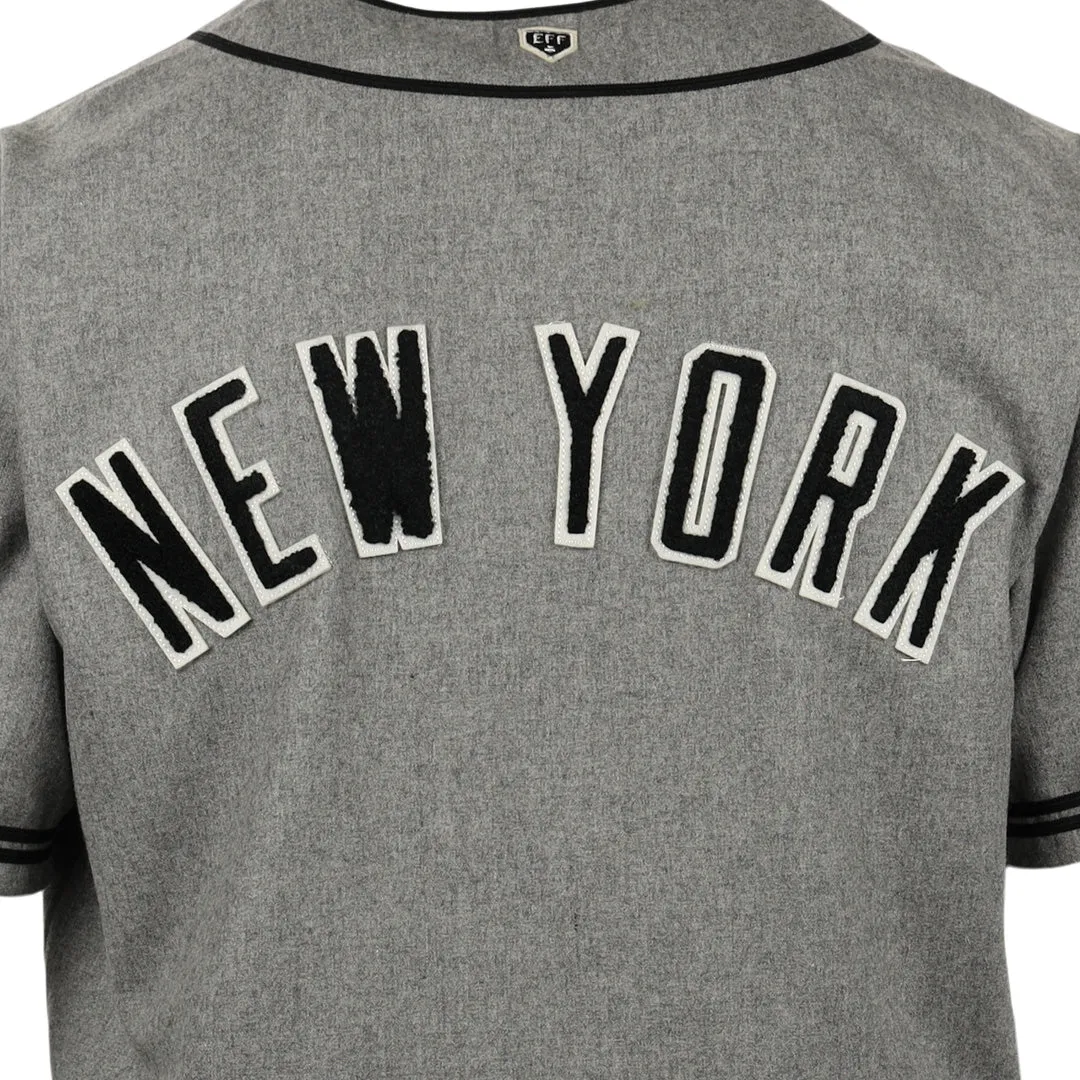 New York Black Yankees Vintage Inspired Replica Wool Jersey