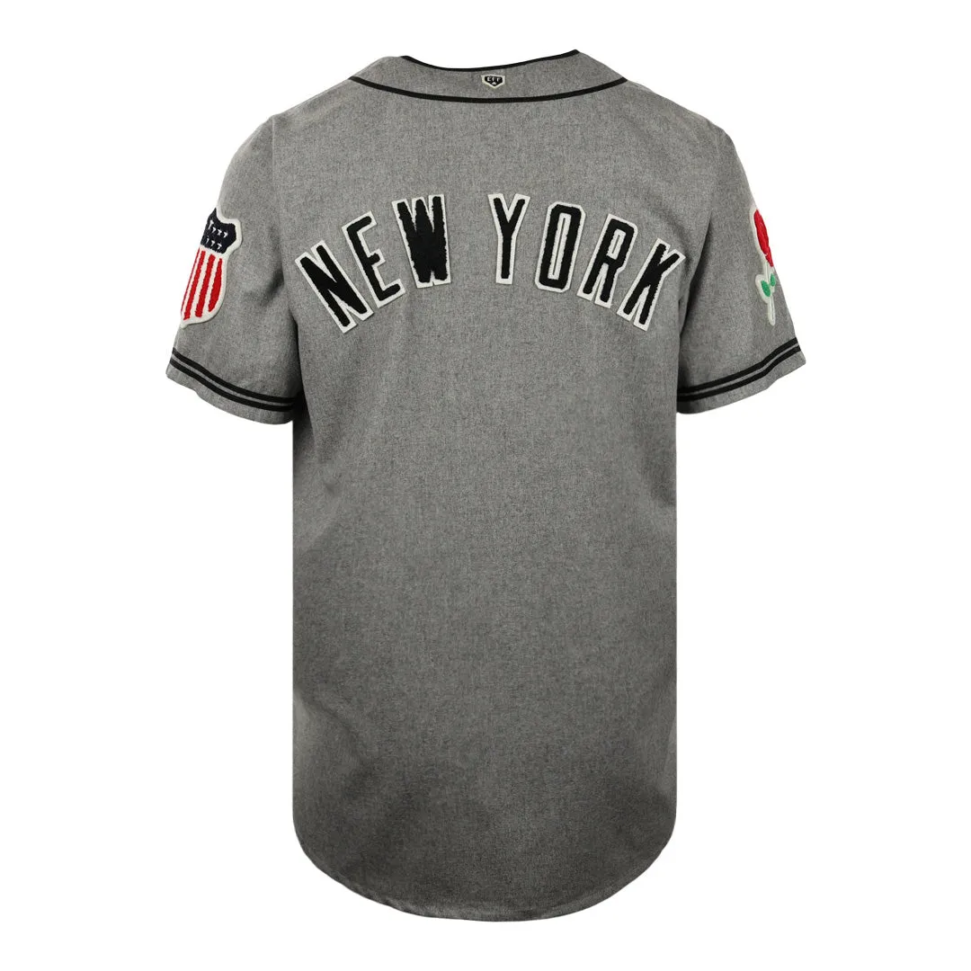 New York Black Yankees Vintage Inspired Replica Wool Jersey