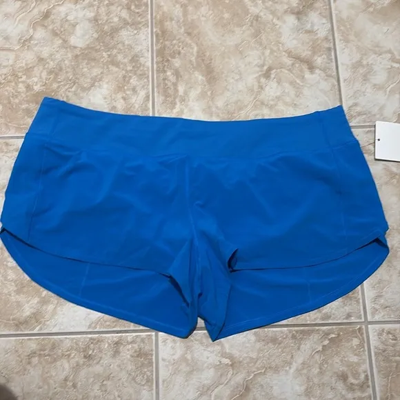NWT Lululemon Speed Up Low-Rise Lined Short 2.5&quot; Poolside Size 14
