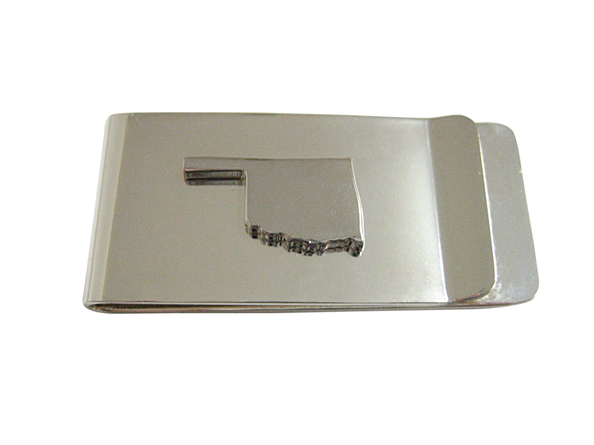 Oklahoma State Map Shape Money Clip