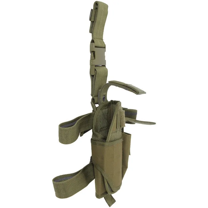 Olive Drab - Deluxe Leg Strap Adjustable Tactical Holster