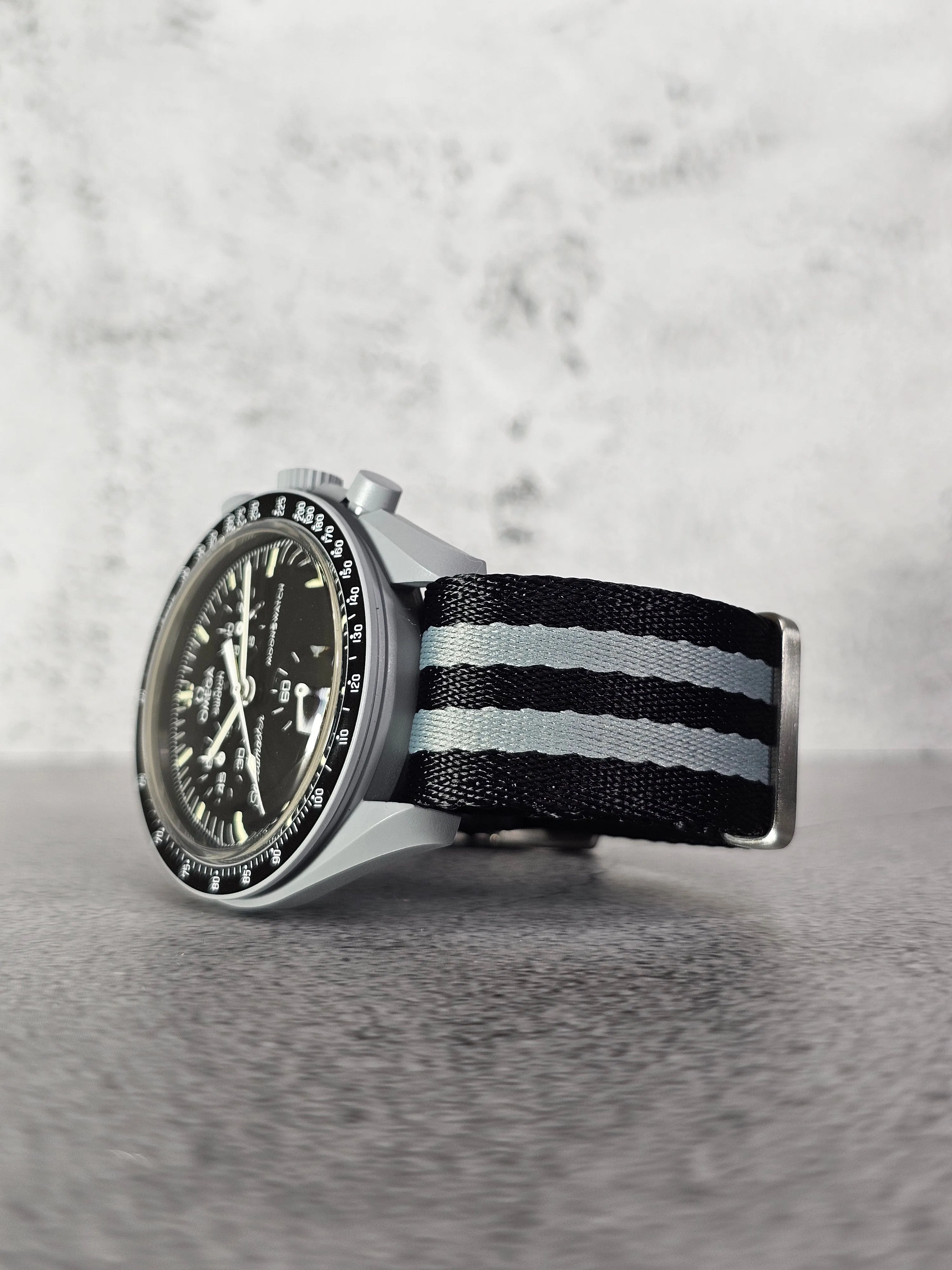 Omega X Swatch MoonSwatch Strap: Premium 007 Bond