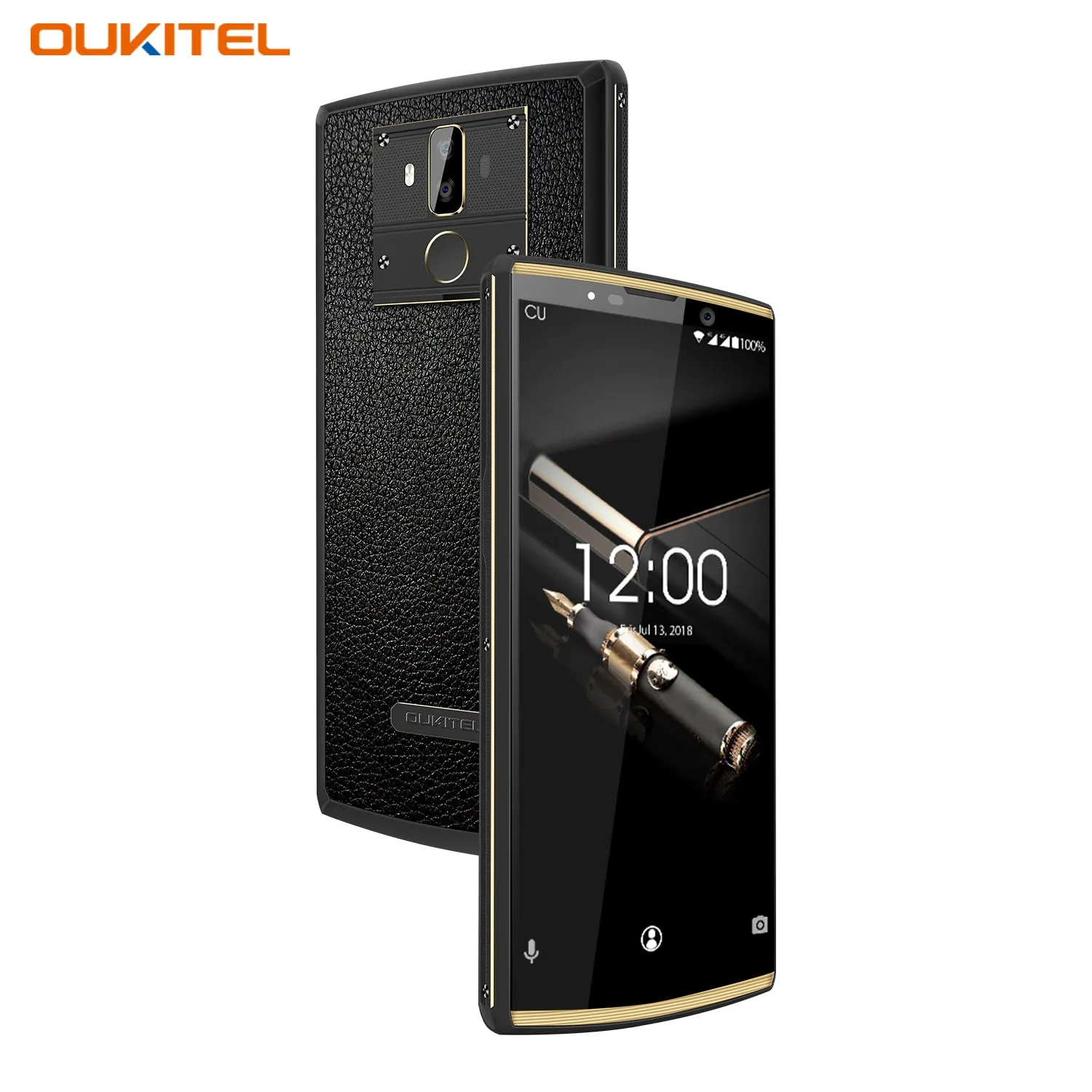 Oukitel K7 Pro 4G RAM 64G ROM Smartphone Android 9.0 MT6763 Octa Core 6.0"" 10000mAh Fingerprint 9V/2A Mobile Cell Phone black