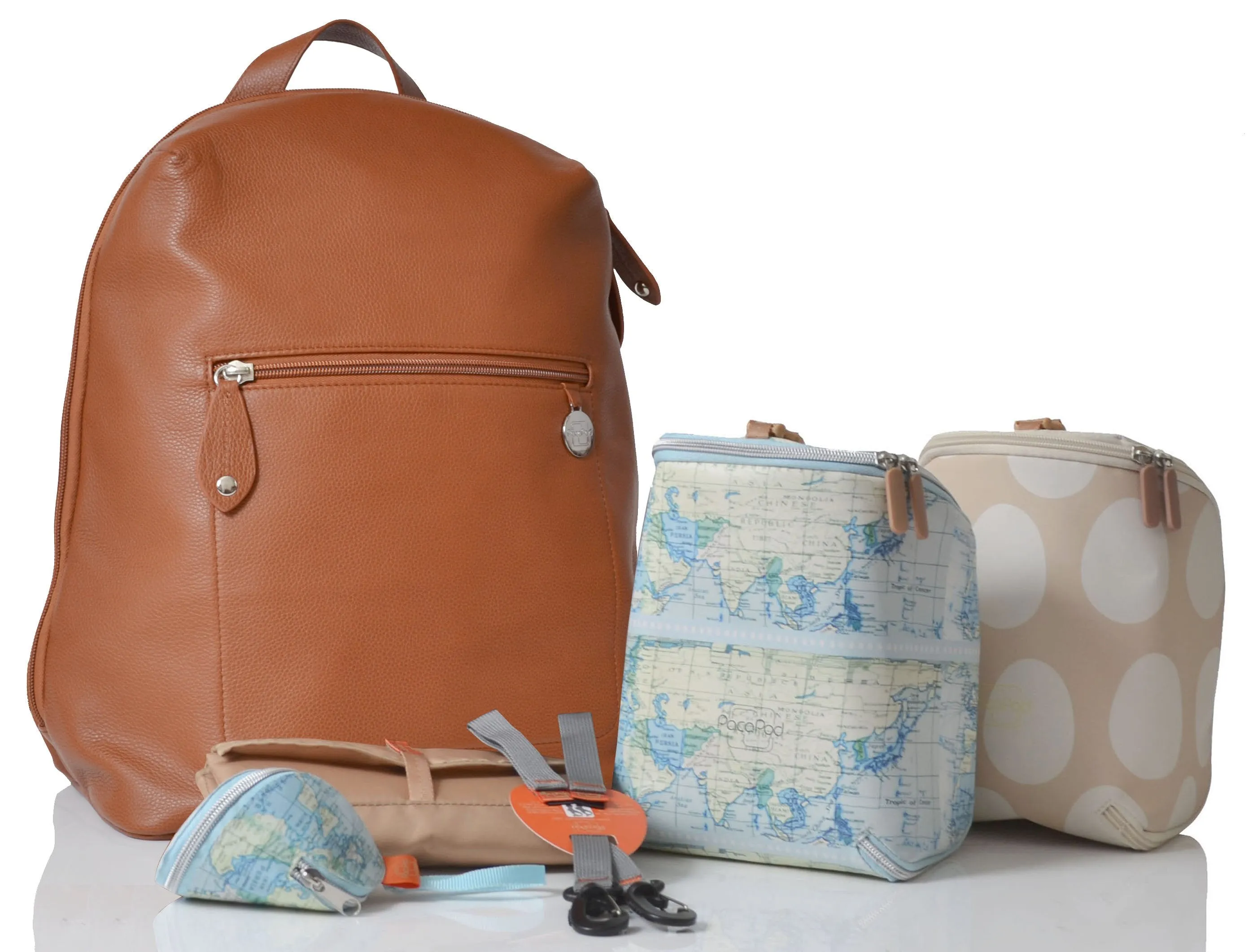 PacaPod HARTLAND - CAMEL Nappy Changing Bag