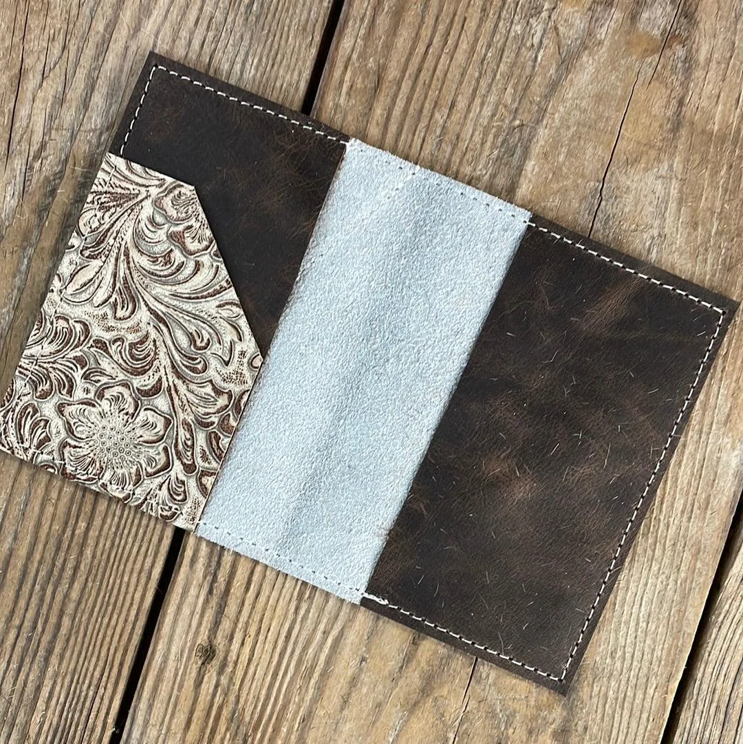 Passport Cover - Brindle w/ Wildflower