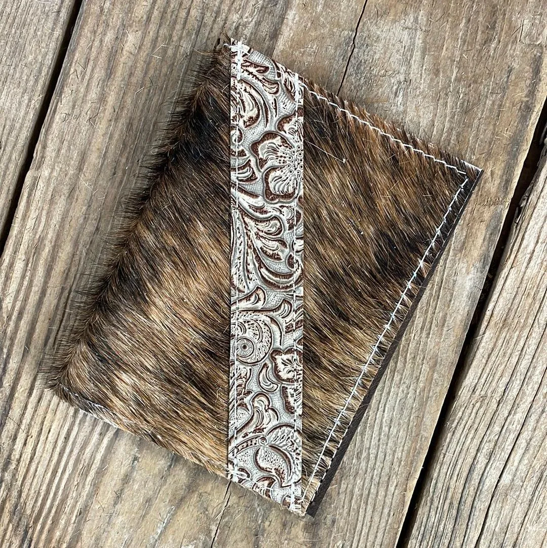 Passport Cover - Brindle w/ Wildflower
