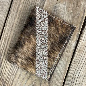 Passport Cover - Brindle w/ Wildflower