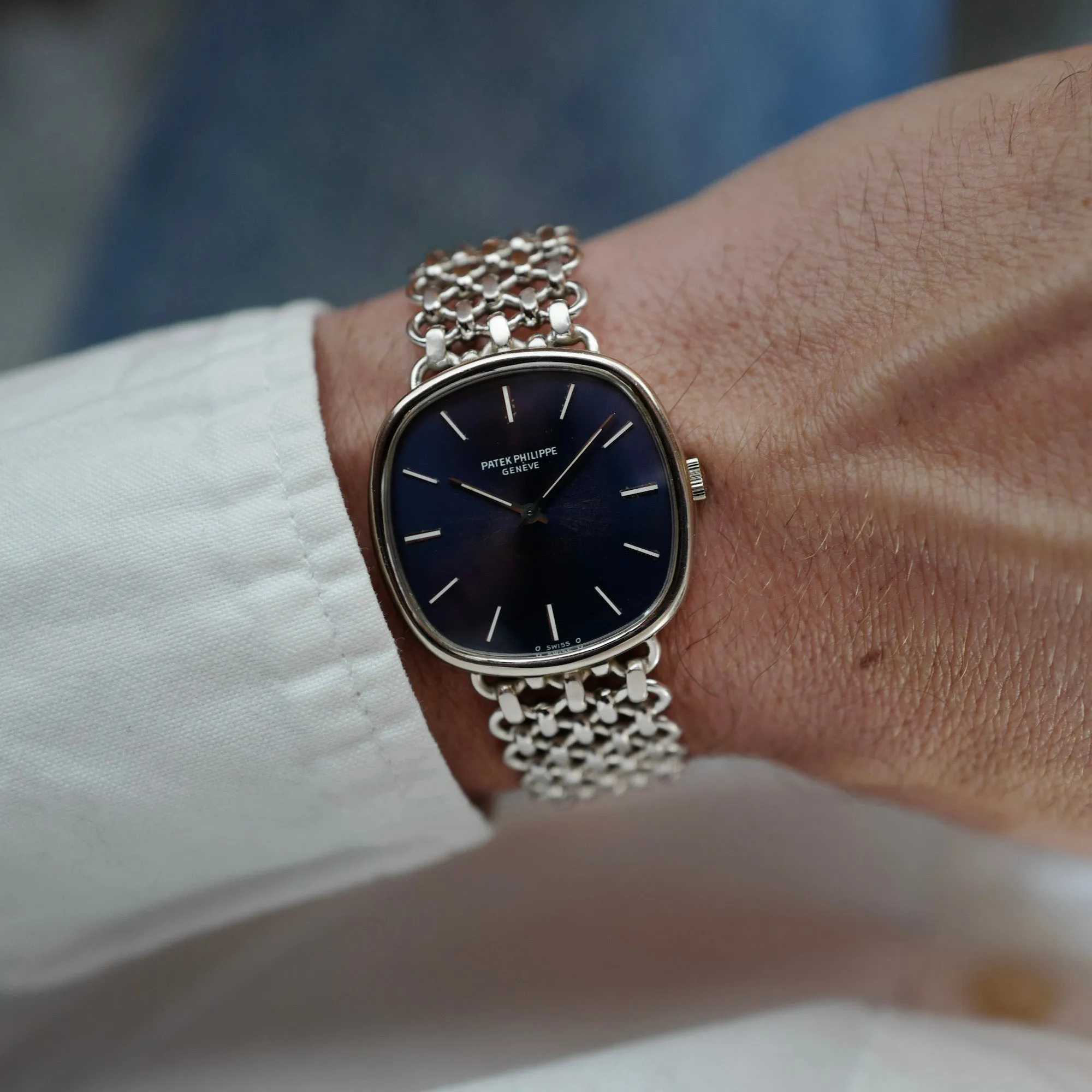 Patek Philippe White Gold Golden Circle Watch Ref. 3644