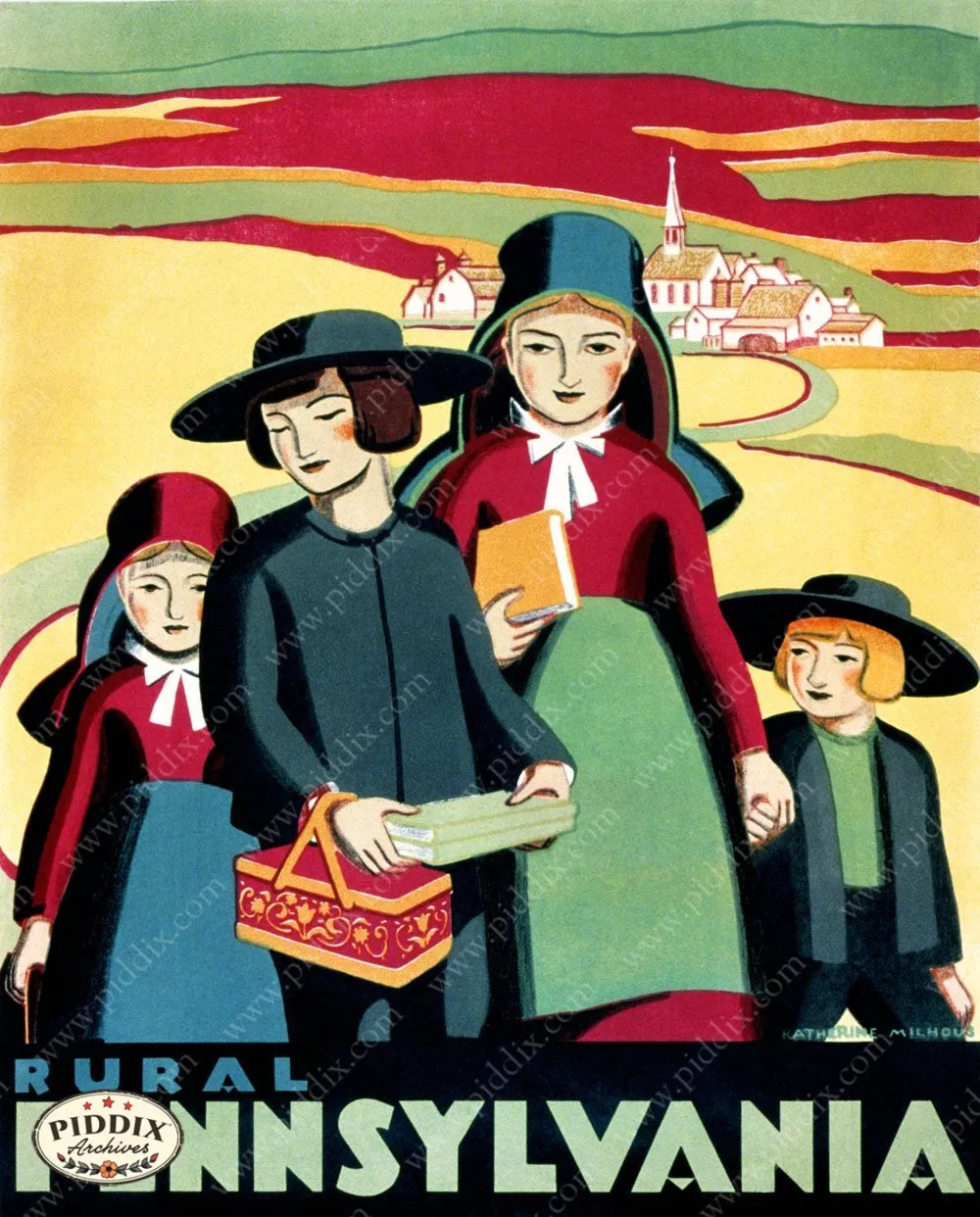PDXC2412 -- Vintage Travel Posters