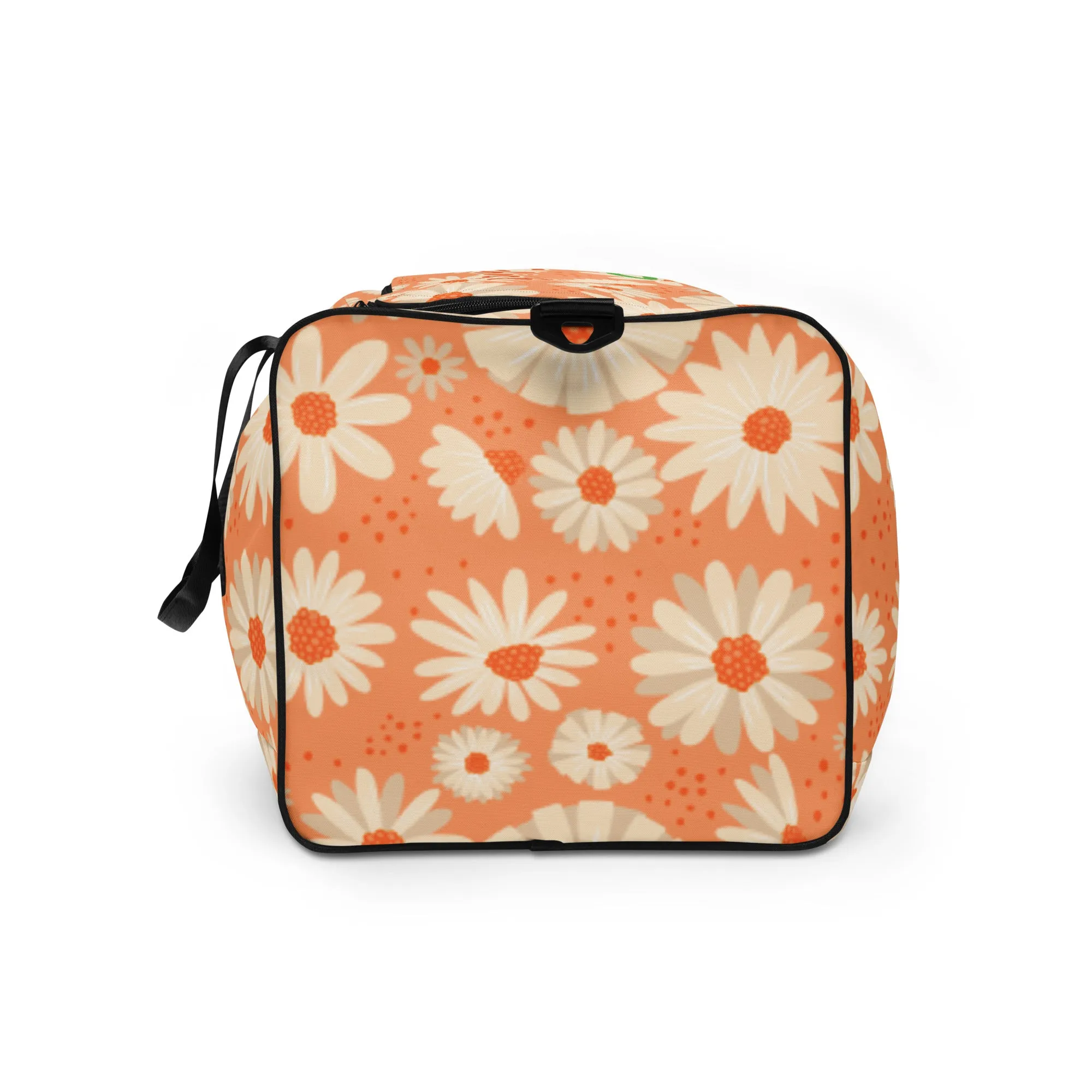 Peach Daisies Duffle Bag - OG Hippie Chick