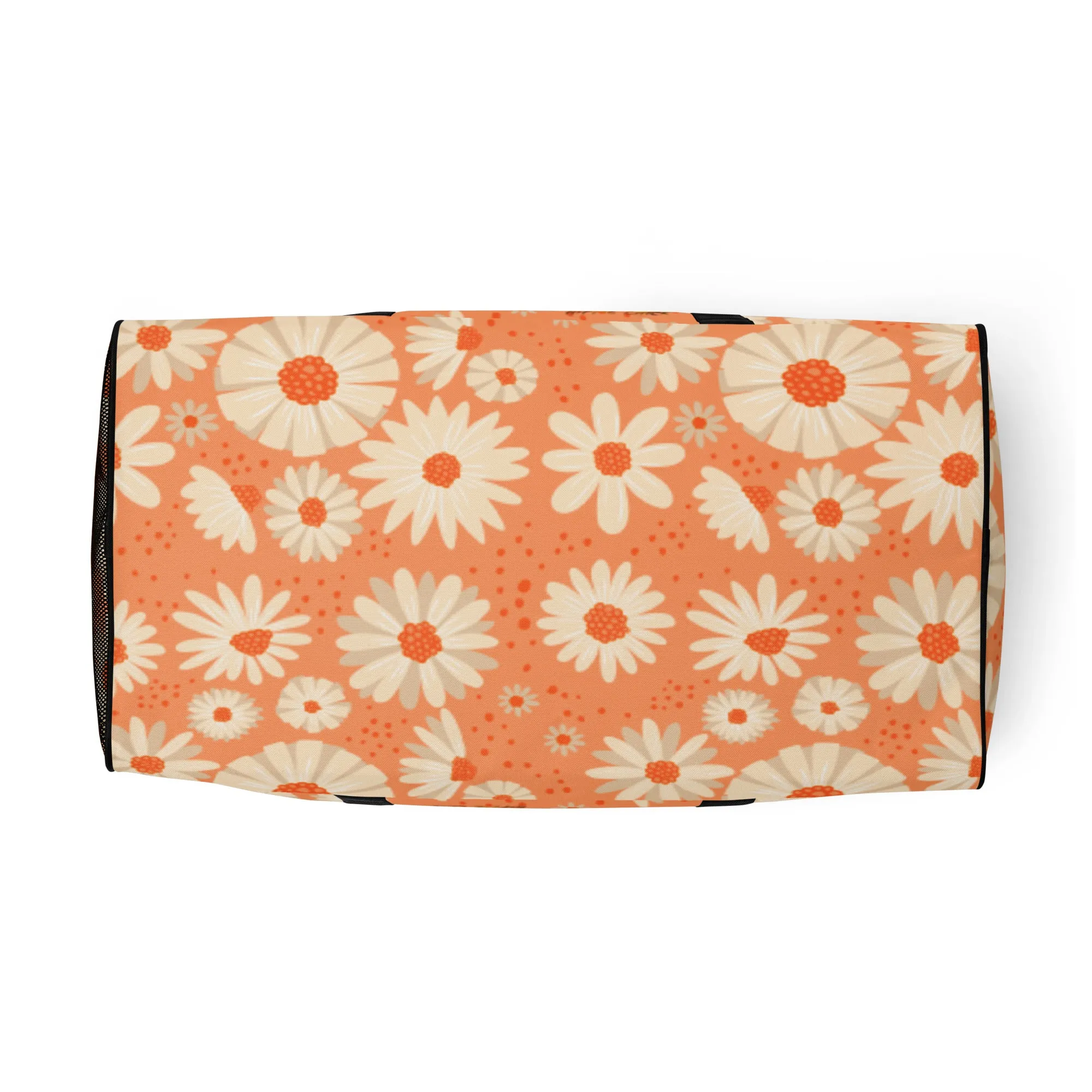 Peach Daisies Duffle Bag - OG Hippie Chick