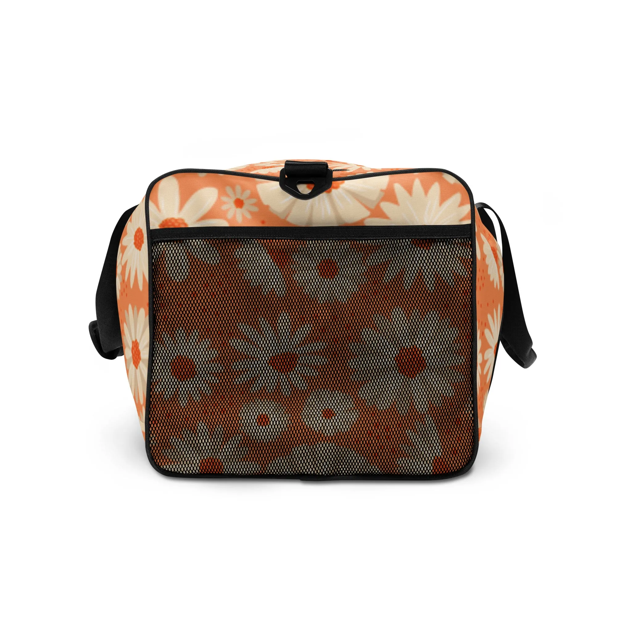 Peach Daisies Duffle Bag - OG Hippie Chick