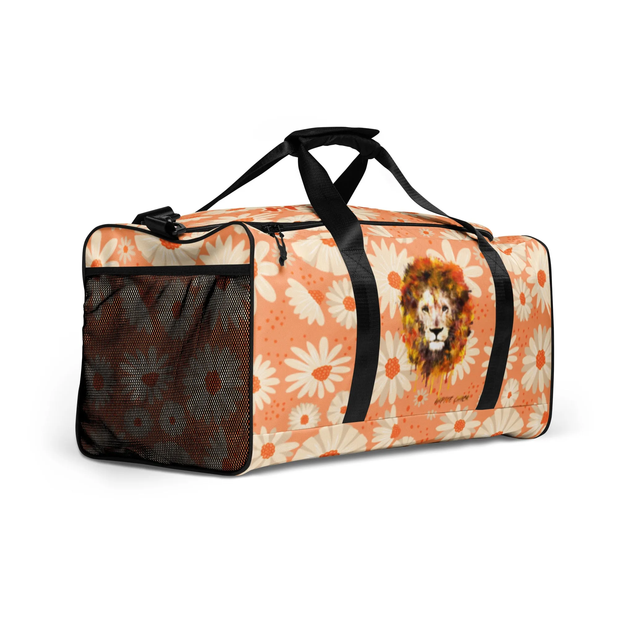 Peach Daisies Duffle Bag - OG Hippie Chick