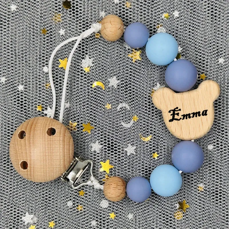 Personalized Baby Pacifier Chain Clip