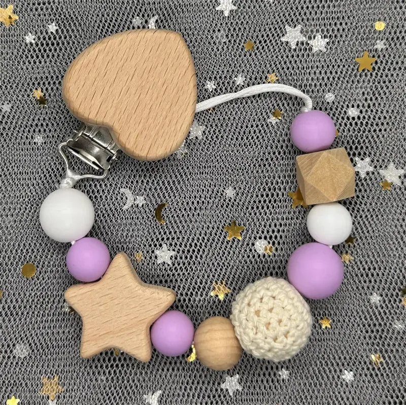 Personalized Baby Pacifier Chain Clip