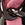 Pink Strap and Gun Metal Chain Link Bracelet Watch