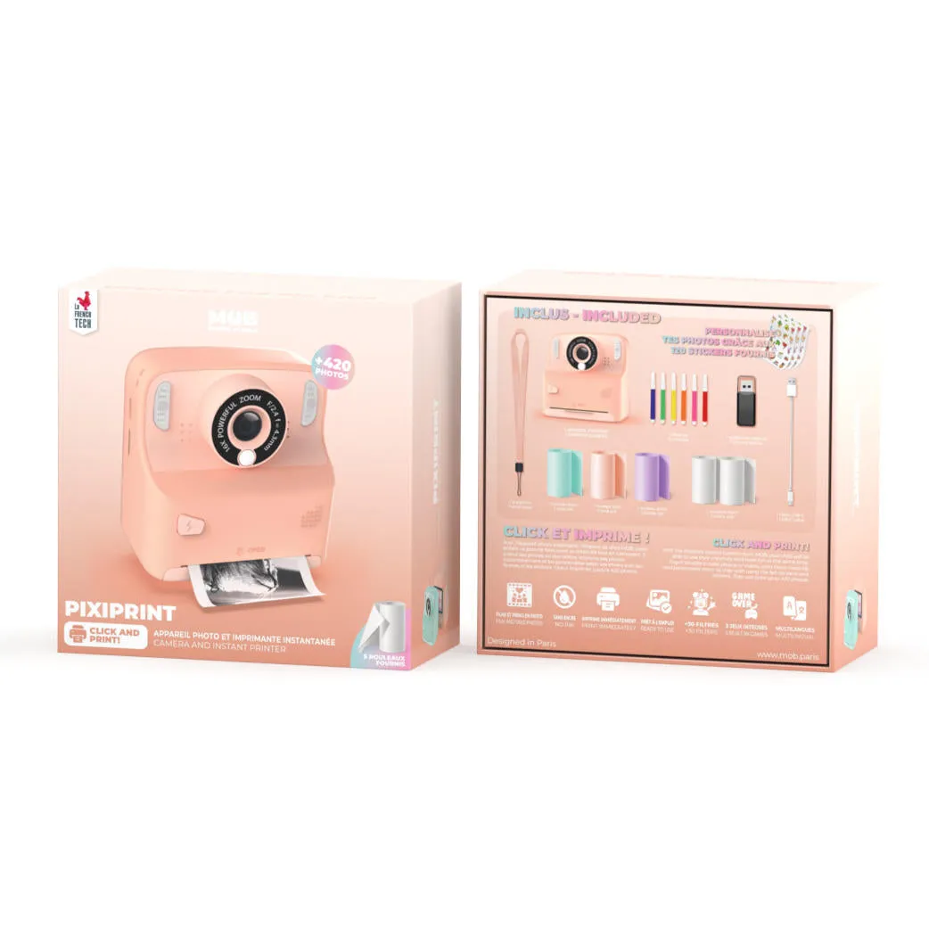 PIXIPRINT CAMERA - PINK