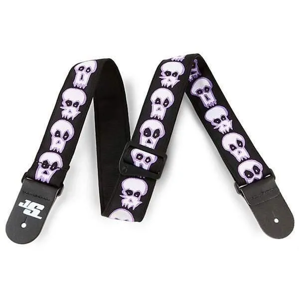 Planet Waves 50JS07 Joe Satriani Guitar Strap, Skulls