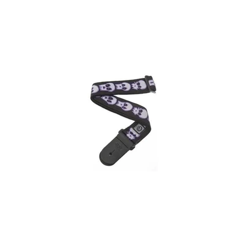 Planet Waves 50JS07 Joe Satriani Guitar Strap, Skulls