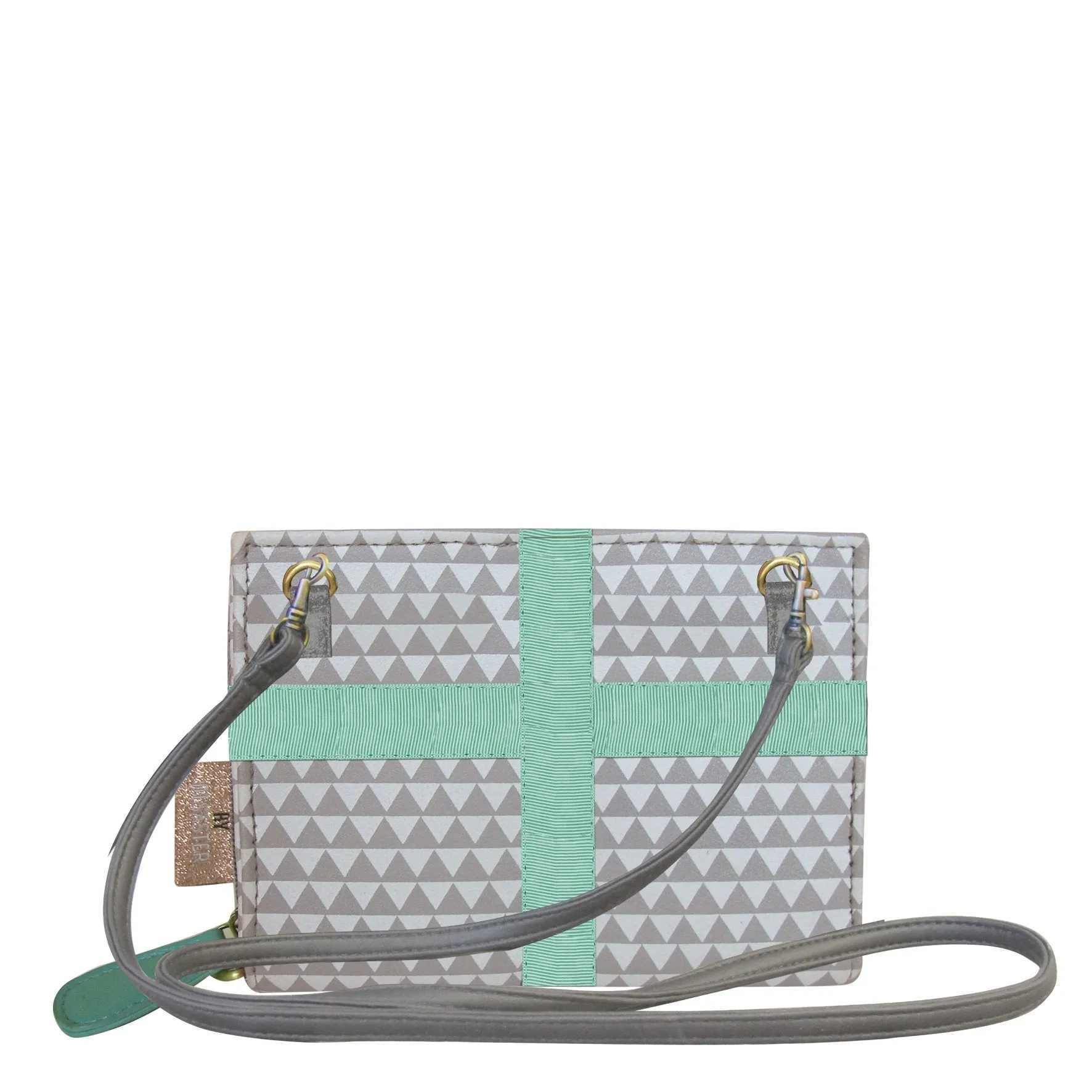Pompom Tutti Triangle Mini Clutch